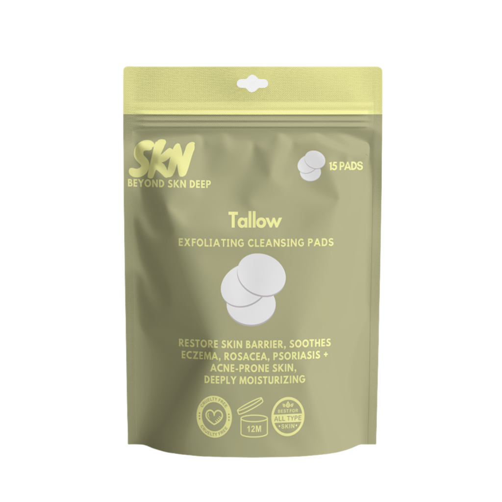 Beef Tallow Exfoliating Cleansing Pads
