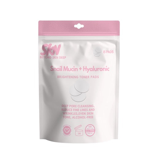 Snail Mucin Brightening Toner Pads