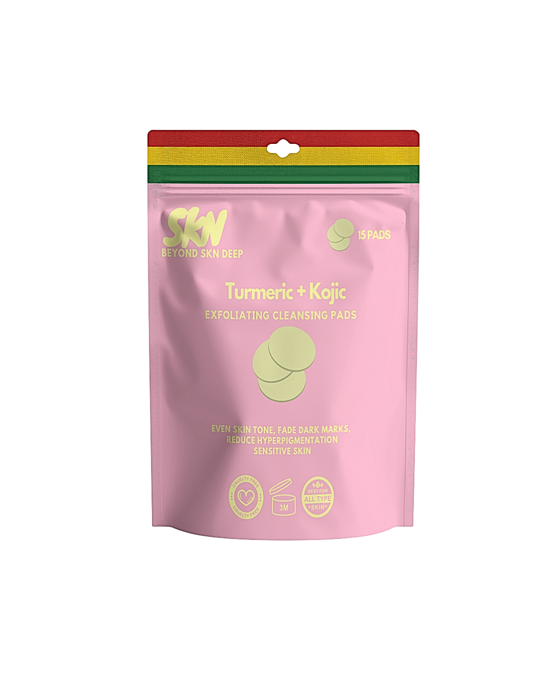 Limited Edition Juneteenth Turmeric + Kojic Facial Exfoliating Pads