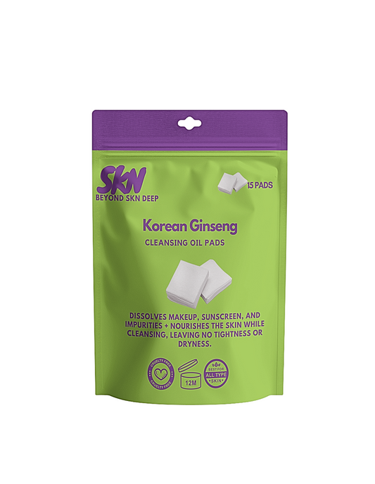 Korean Ginseng Cleansing Oil Pads | Beyond SKN Deep