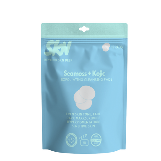 Seamoss + Kojic Exfoliating Cleansing Pads