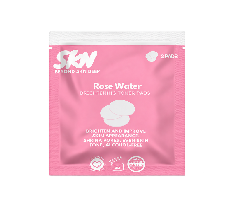 Rose Petal Facial Toner with Hyaluronic Acid and Vitamin E 2 count