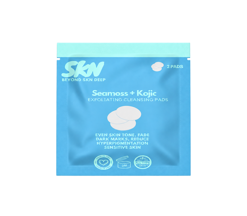 Seamoss + Kojic Exfoliating Cleansing Pads 2 count