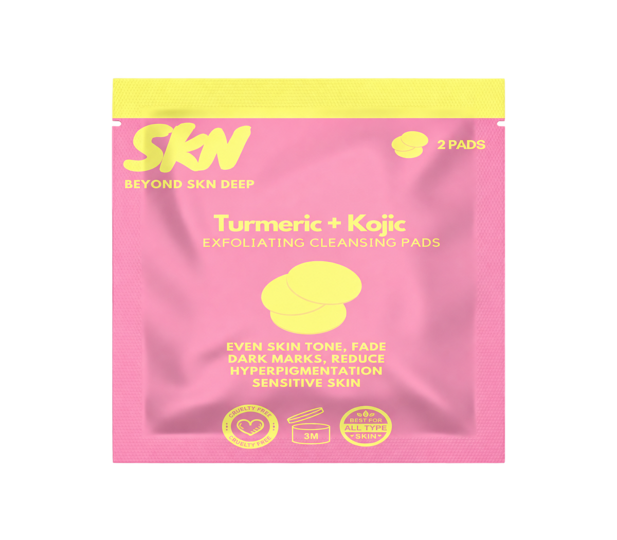 Beyond SKN Deep mini-turmeric packaging
