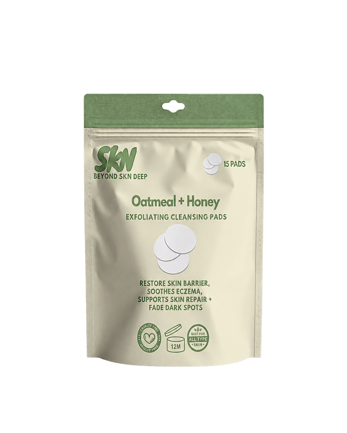Beyond SKN Deep oatmeal packaging