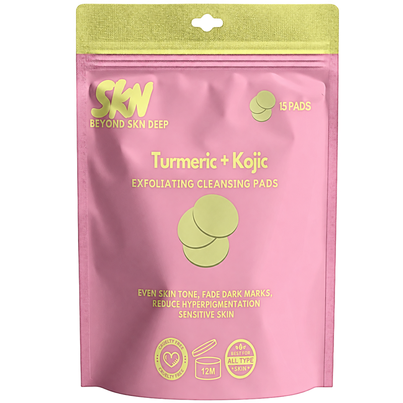 Turmeric + Kojic Facial Exfoliating Pads